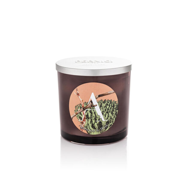 świeca zapachowa Pernici kolekcja Elementi zapach Agarwood&Musk italiancandle wnętrze design 350 gr