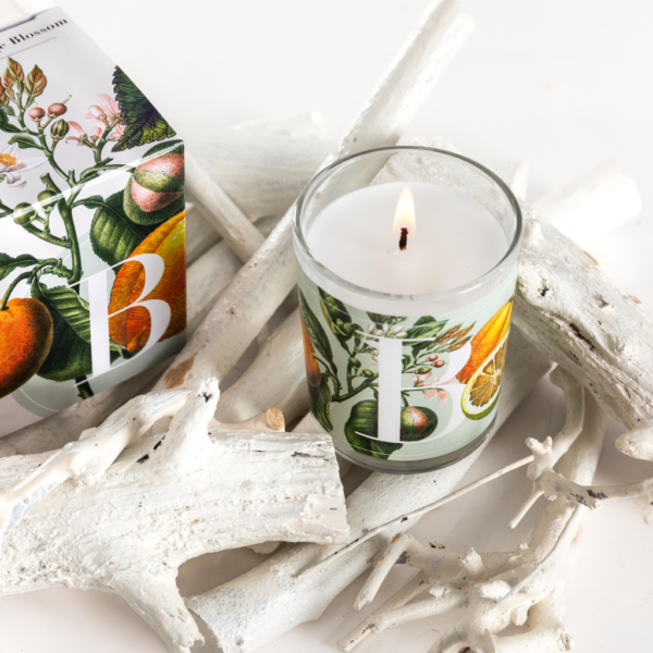 Świeca zapachowa Pernici Elementi Bergamot & Orange Blossom 70 gr wnętrze design świeca zapachowa Pernici Elementi zapach Bergamot & Orange Blossom italiancandle made in italy